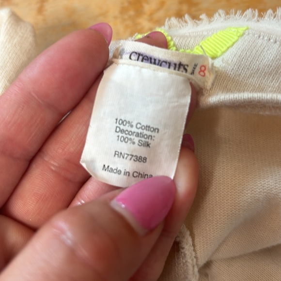 🌺 J. CREW Crewcuts Silk Floral Decal Cardigan - Picture 7 of 9